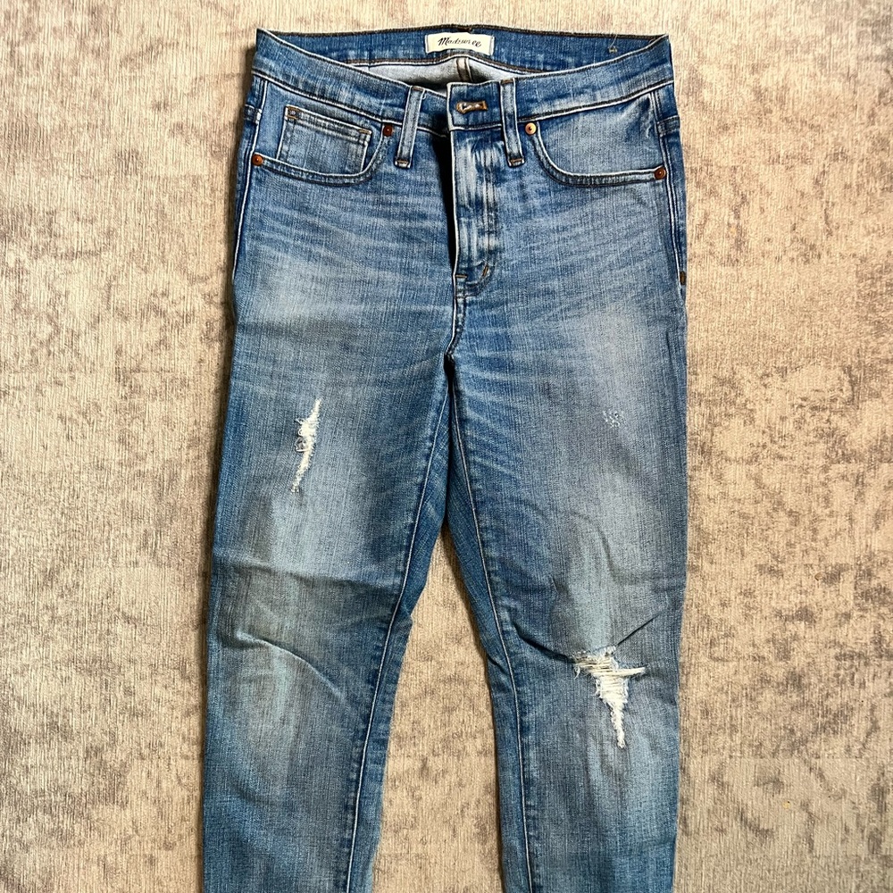 Madewell high rise skinny jeans